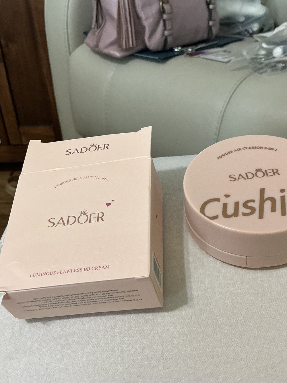 Sadder Cushion luminous flawless BB cream, color is 01#Natural